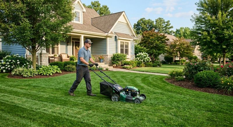 Residential Yard Mowing Service