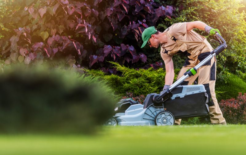 Local Residential Yard Mowing pros at work